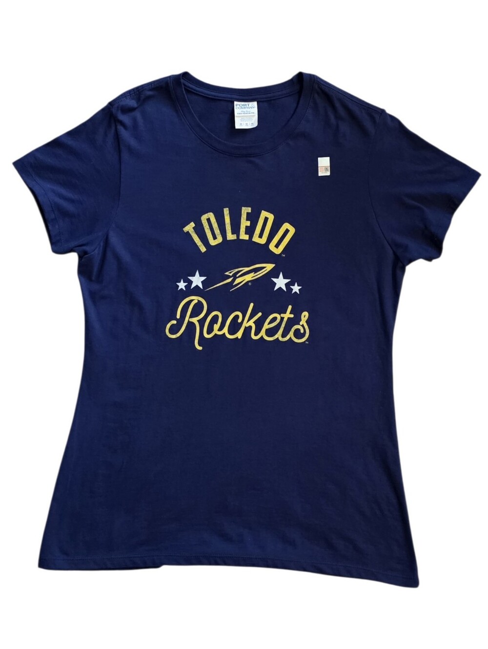 Toledo Rockets Medium Navy Blue NCAA Licensed Collegiate Tee Shirt
